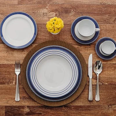 Aparelho de Jantar  Azul Royale Chá e Café - 30 Peças