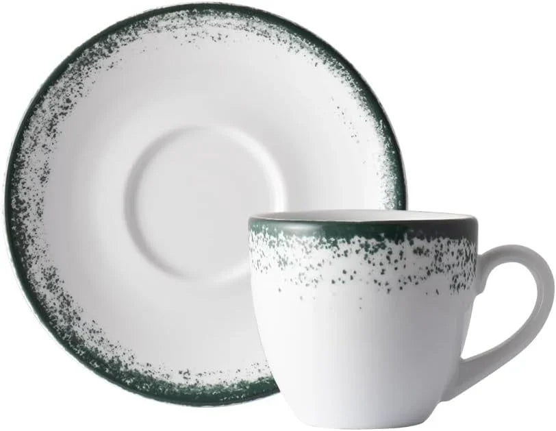 Aparelho de Jantar Decoração Névoa Verde 30 Peças