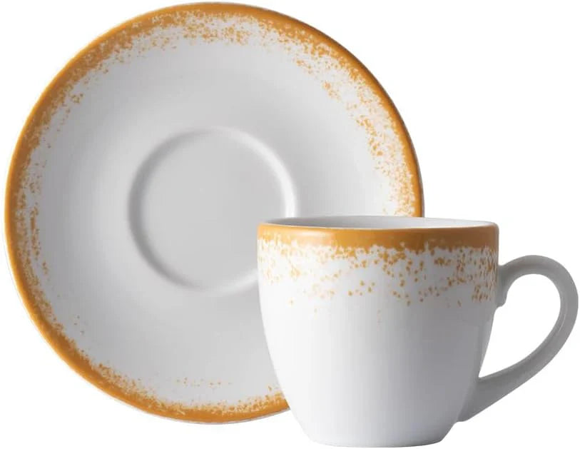 Aparelho de Jantar Decoração Névoa Amarelo 30 Peças